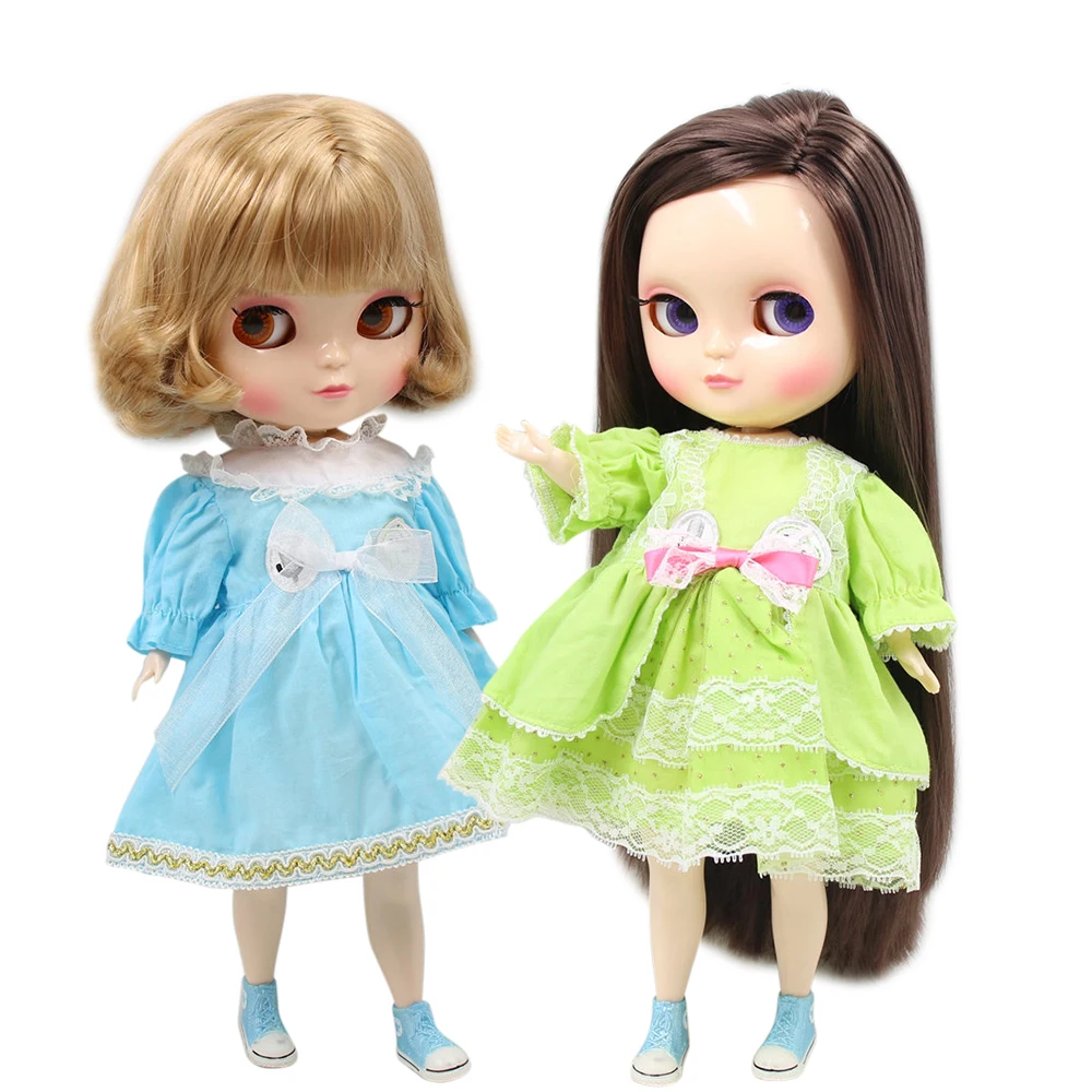 Наряд для полных кукол Blyth элегантное платье и милые комбинезоны пышных