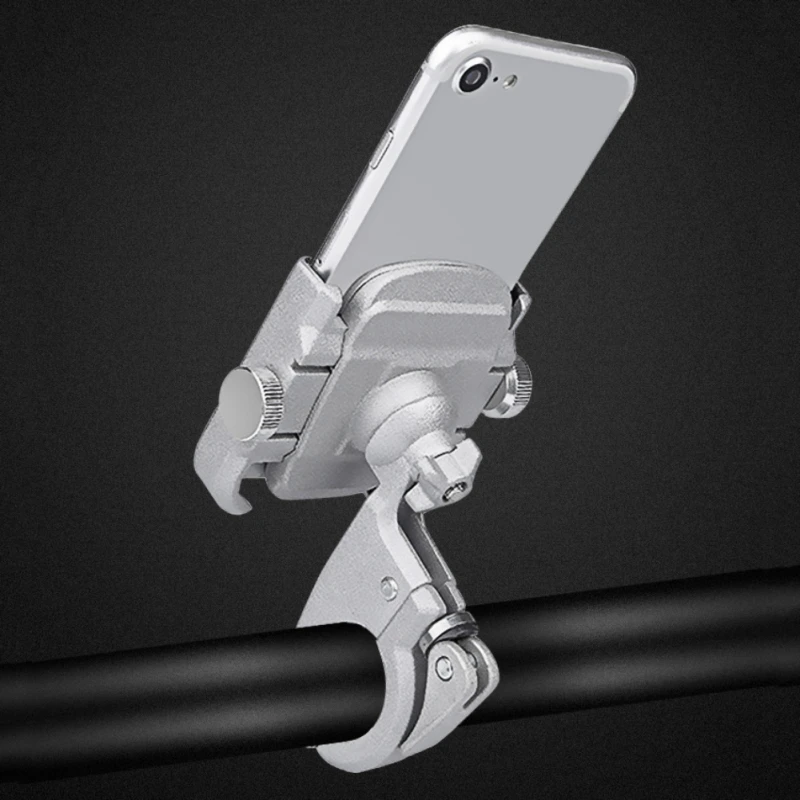 Велосипедный вращающийся 360 градусов мобильный телефон держатель алюминиевый
