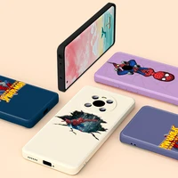 avenger marvel superhero for huawei y5 y6 y7 y9 pro prime 2019 y7p 2020 y5p y6p y7a y9a y9s y6s liquid silicone tpu phone case