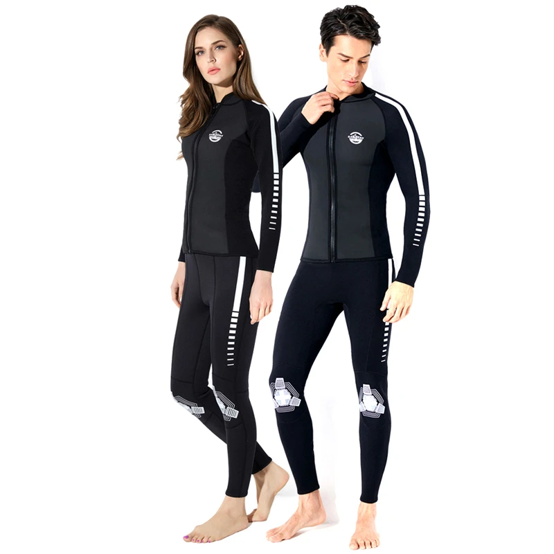 

2mm neoprene Front Zip Surfing Swimming Diving Suit Neoprene Rash Guard Snorkeling Spearfishing Water Sport Long Sleeve Wetsuit