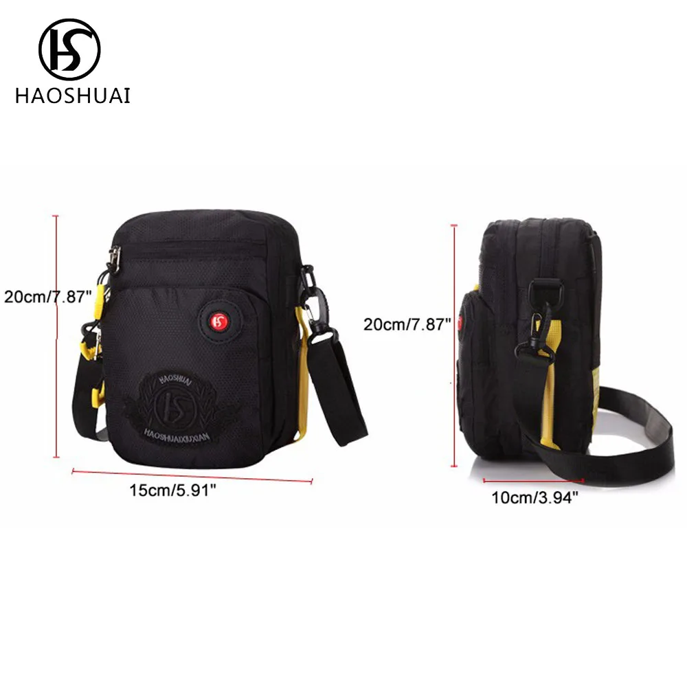 Мужская нейлоновая сумка через плечо маленькая дорожная повседневные модные