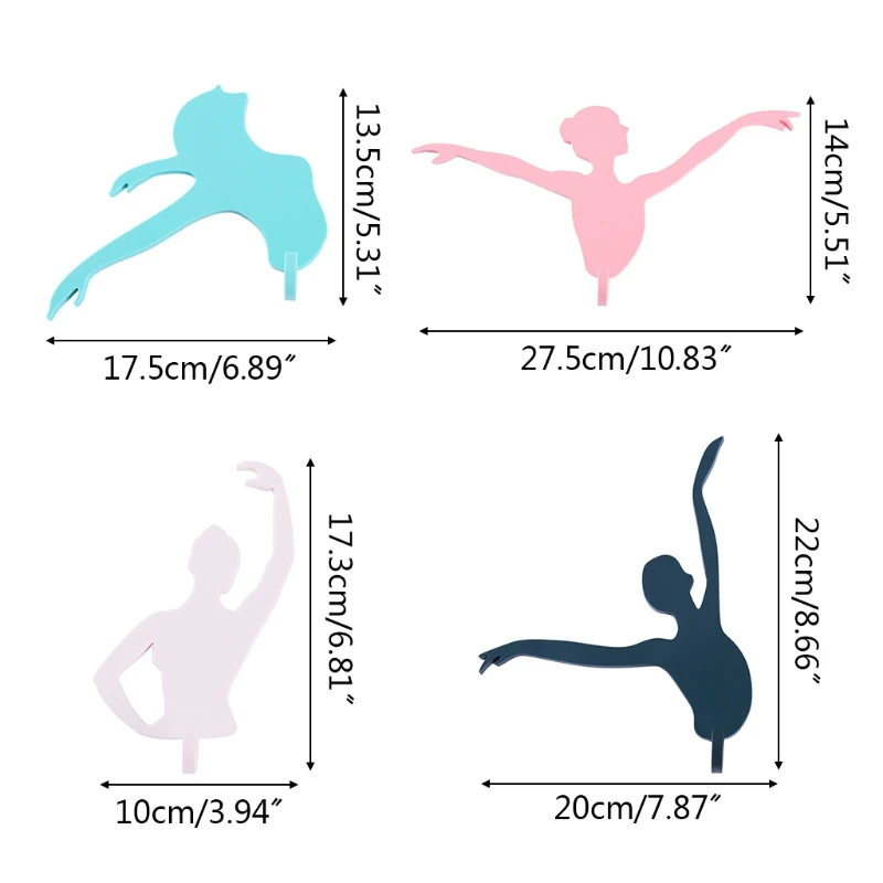 

Creative Ballet Dancer Hanger Wall Hanging Hook Holder Strong Seamless Sticking