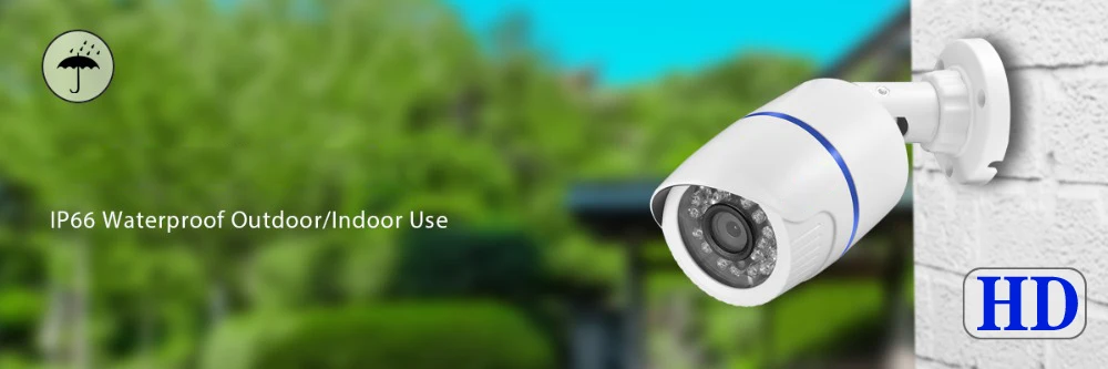 720/960P/1080P 2MP AHD камера видеонаблюдения наружная водонепроницаемая ip66 24led