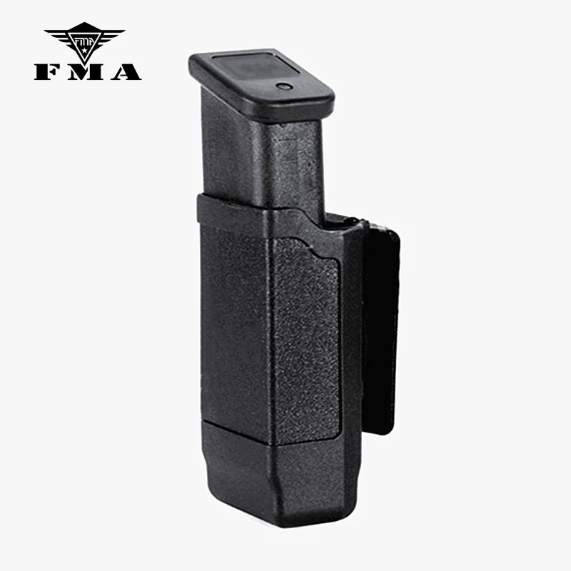 

FMA Tactical Single Pistol Magazine Pouch Clip for 9mm To 45 Caliber GLOCK M9 P226 HK USP Airsoft Hunting Accessories