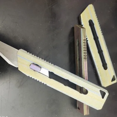 Многофункциональный нож из титанового сплава двухтактный держатель лезвия для