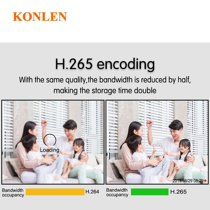 IP камера KONLEN 3 Мп с двойсветильник Wi Fi уличная Yoosee HD водонепроницаемая|Камеры