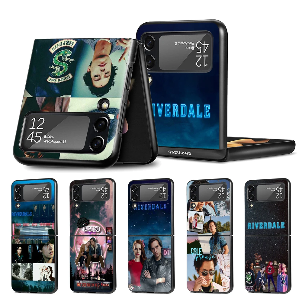 

Cell Phone Case for Samsung Galaxy Z Flip3 5G Black Coque Z Flip 3 Hard PC Cover Zflip3 Funda Capa TV Show Riverdale South Side
