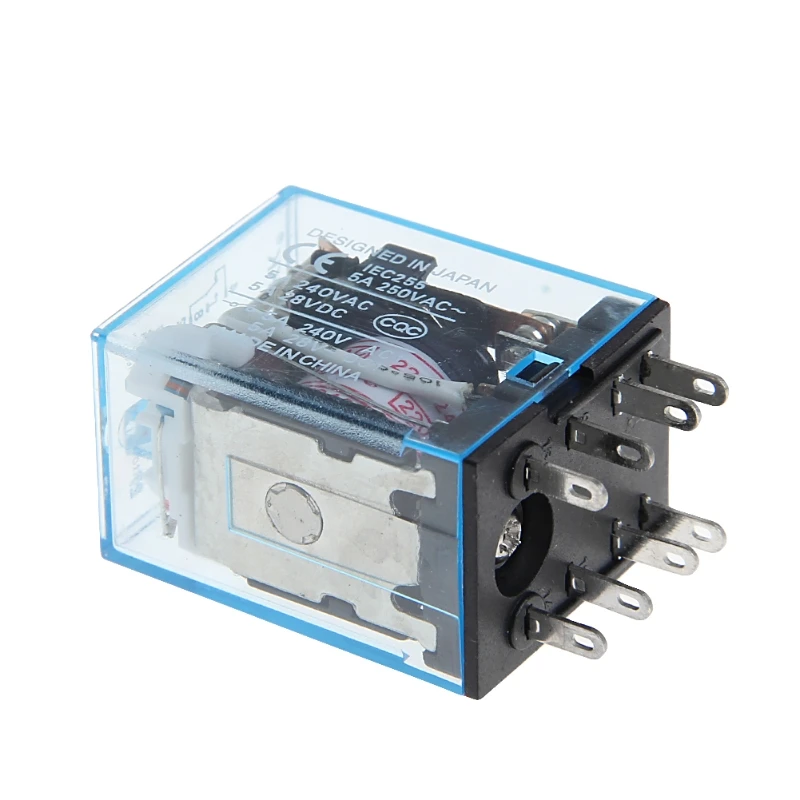 PYF08A 220/240 V AC катушка реле мощности DPDT MY2NJ 8 контактов с базовым новым C90A Новый qiang