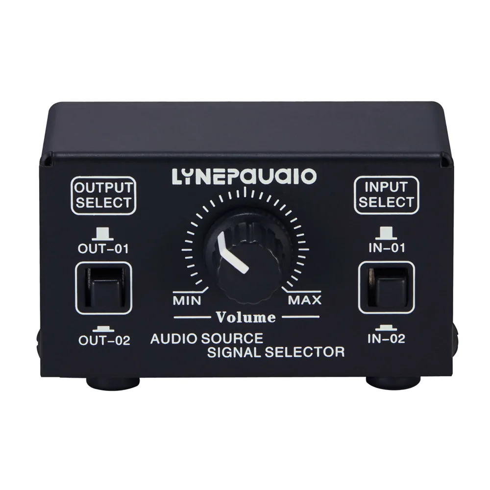

2 in 2 out, audio source signal selection switcher, headphone speaker switcher, output volume adjustment, lossless