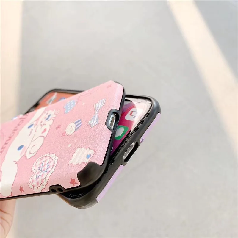 Милый мультяшный чехол-кукла Cinnamoroll с 3D тиснением для iphone 7 8 6 s plus 11 pro X XS Max Xr