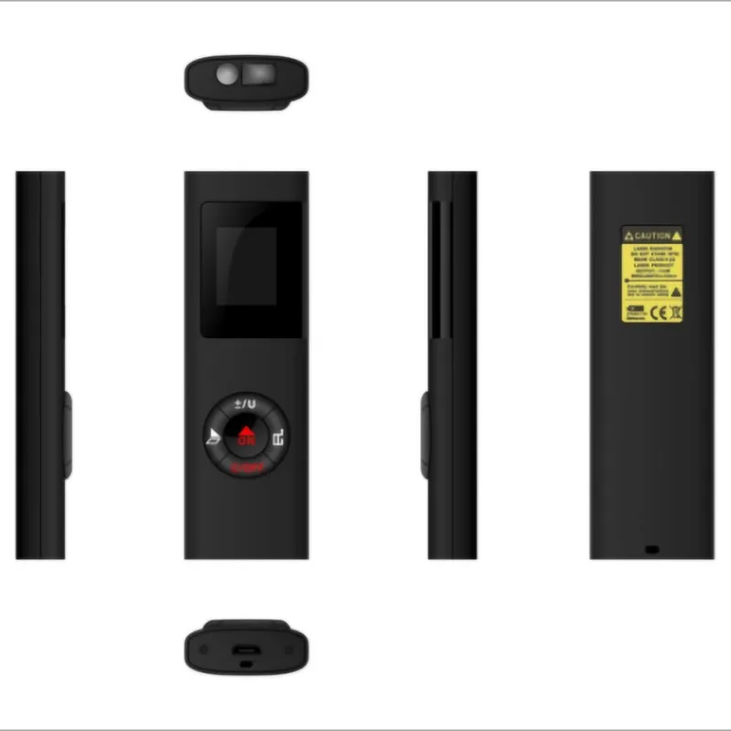 

New Black 40m Handheld Mini LCD Digital Laser Distance Meter Measure Rangefinder Red Light Laser Range Finder with Back light