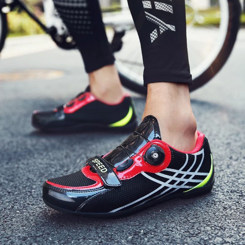 

Non-Locking Cycling Shoes Professional Outdoor MTB Breathable Racing Road Bike Shoes Men Sneakers Non-Slip Cycling Bicycle Shoes