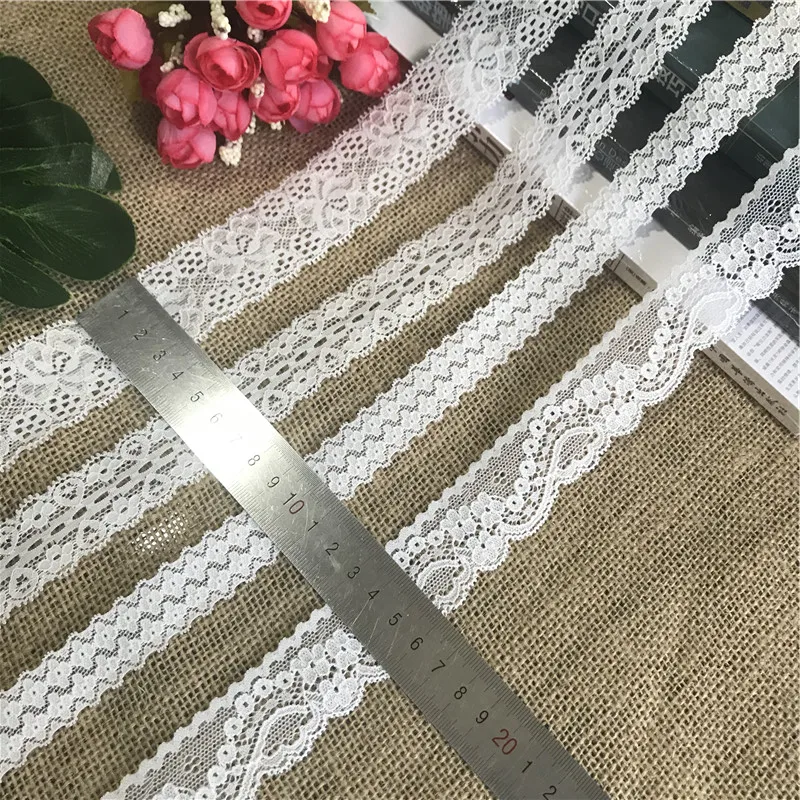 2.2-3.5CM White Salouva Lace Fabric Accessories For Diy Sewing Needlework Used In Collar Trim And Wedding Dresses AccessorS1070 | Дом и сад