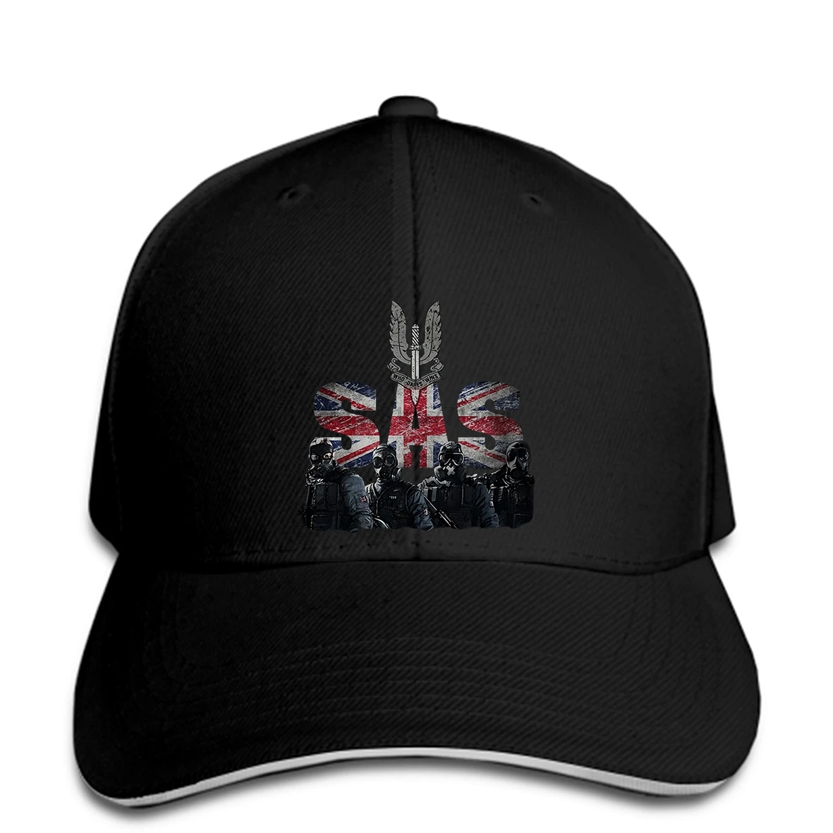 

Baseball cap New SPECIAL AIR FORCE BRITISH SAS Military Army Airbone Black Baseball caps