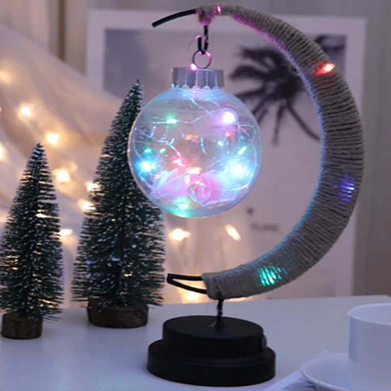 

Светодиодная настольная лампа на батарейках, красивая лампа с железной рамой, светильник свет, романтическое украшение для дома, спальни