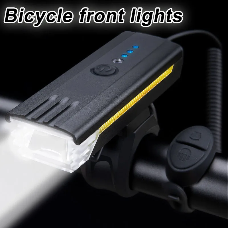 

USB Rechargeable Bicycle Horn Light Smart Sensor 4 Lighting Modes & 5 Sound Modes Waterproof No Dazzling Headlight PSEN999