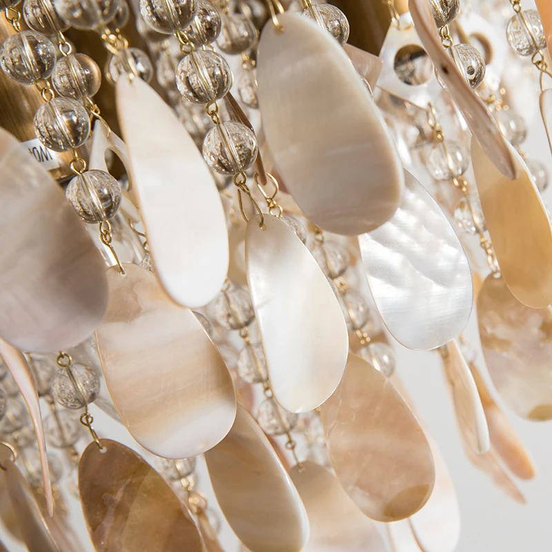 

All Copper Modern Light Luxury Crystal Luster Ceiling Lamp Living Room Bedroom Dining Room Ceiling Lamp