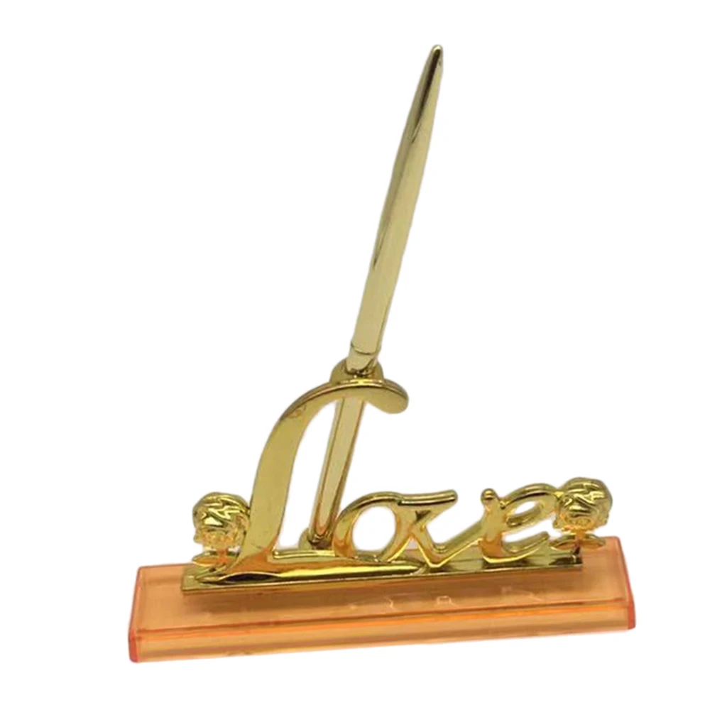 Свадебная авторучка с покрытием металлический держатель любовь ручка для