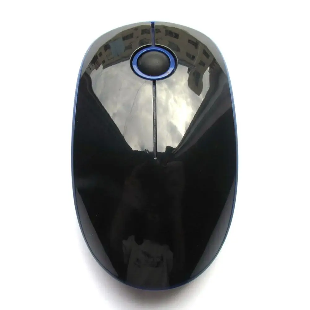 Ультра тонкая Бесшумная беспроводная мышь 2 4G 1600 точек/дюйм USB 0 приемник для ПК