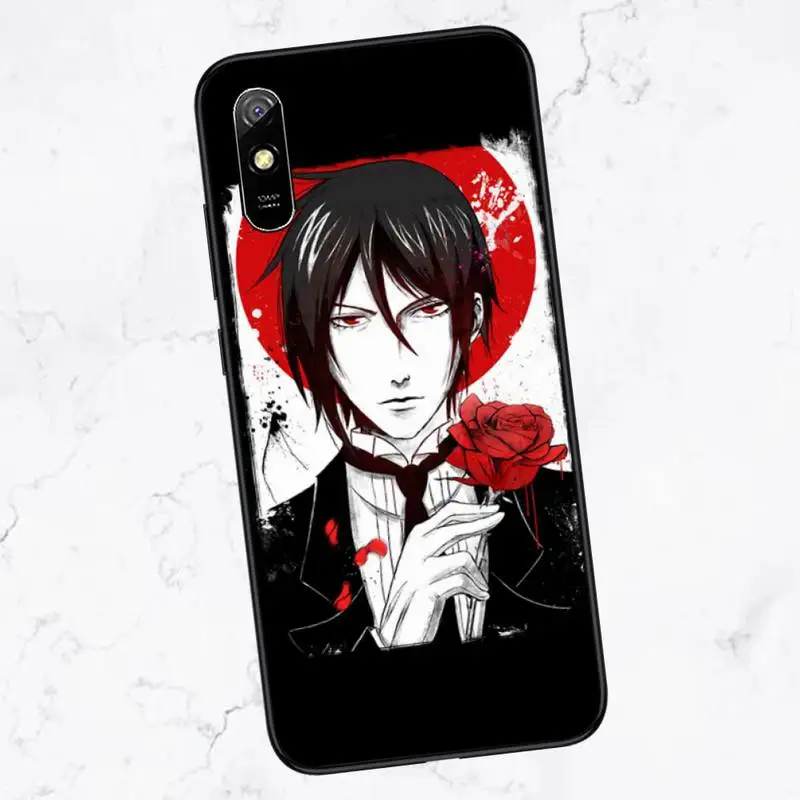 

Black Butler Anime Phone Case For Xiaomi Redmi 4x 5 plus 6A 7 7A 8 mi8 8lite 9 note 4 5 7 8 pro