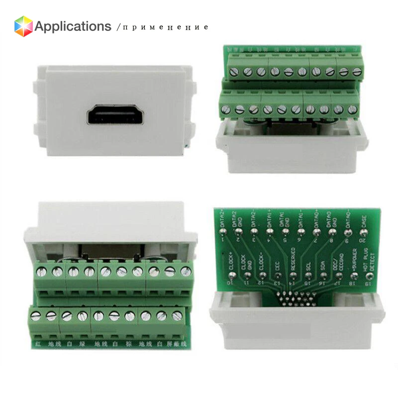 2-контактный 3-контактный 5 08 мм/0 2 дюйма двухрядный коннектор PCB для винтовой