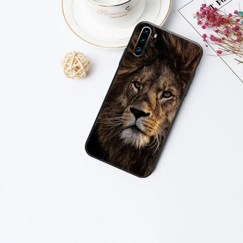 

Animals Cool Lion for huawei p20 case for huawei p30 p40 pro mate 10 20 30 pro lite p smart y7 2019 plus nova 3I cases cover