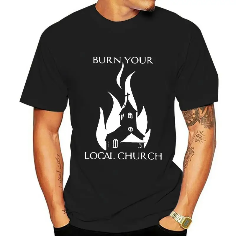 

Футболка 4569D с надписью Burn Your Local церкви