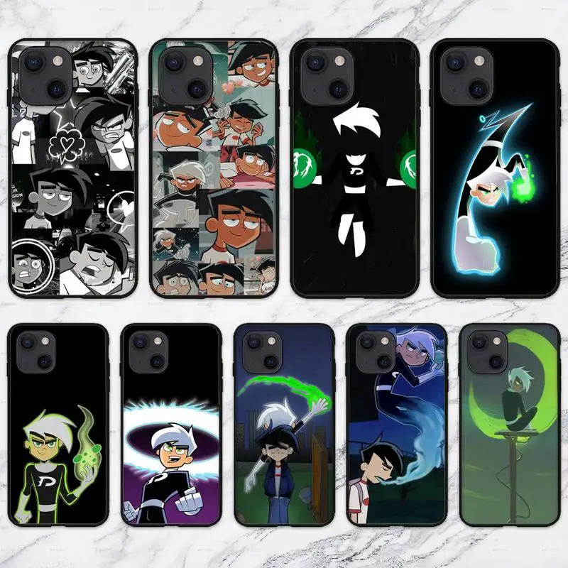 

Cartoon Danny Phantom Phone Case For iPhone 11 12 Mini 13 Pro XS Max X 8 7 6s Plus 5 SE XR Shell
