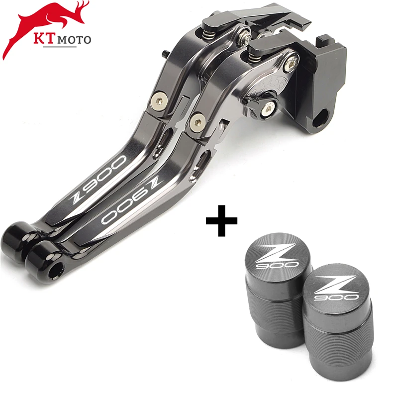 New For Kawasaki Z900 Z 900 2017-2021 2020 Tire Valve caps Cover &amp Motorcycles Folding Extendable adjustable Brake Clutch Levers |