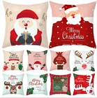 Наволочка на подушку Санта Клаус, Рождественское украшение для дома 2021, рождественские украшения, новый год 2022