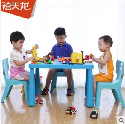 Детская мебель костюмы пластиковый стол стул детский сад ребенок учится писать