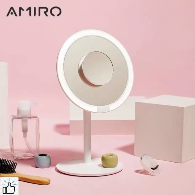 AMIRO, 5 раз, лупа, зеркало для макияжа, щетка для лица, очищающая, для дома, ванной, косметическое зеркало, предпродажа