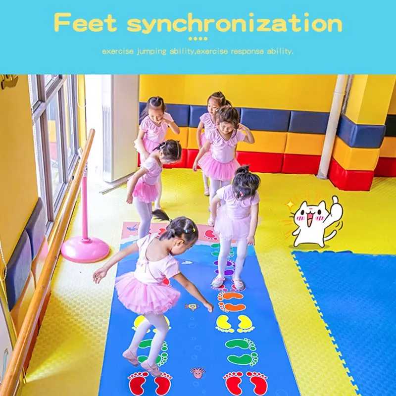 Детский ковёр для прыжков детский прыжок решетка сад командная игровая площадка