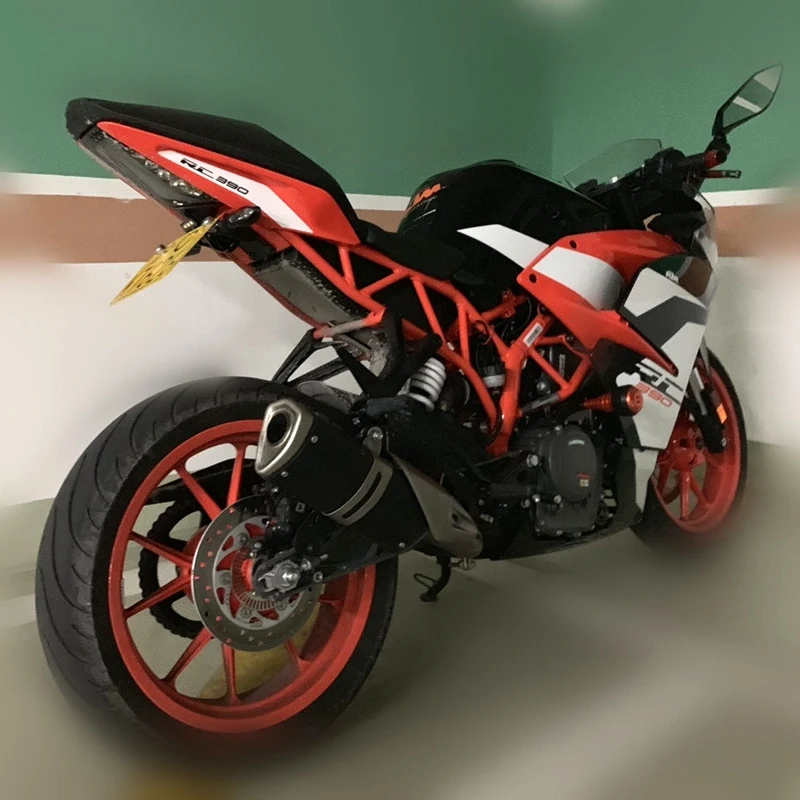 Для Duke 250 390 Rc Duke390 Rc390 2017 2018 2019 8 17 Мотоцикл Регулируемый держатель номерного знака