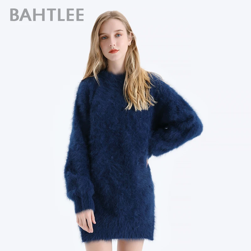 BAHTLEE осенне-зимний женский пуловер из ангоры, синий джинсовый свитер, шерстяной вязаный джемпер с длинными рукавами и круглым вырезом, свобо...
BAHTLEE осенне-зимний женский пуловер из ангоры, синий джинсовый свитер, шерстяной вязаный джемпер с длинными рукавами и круглым вырезом, свобо...