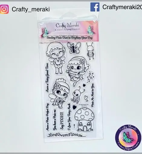 

PIXIE PERFECT Metal Cutting Dies Stencil Clear Stamp for DIY Scrapbooking Photo Album Decorative Embossing DIY Paper Card
