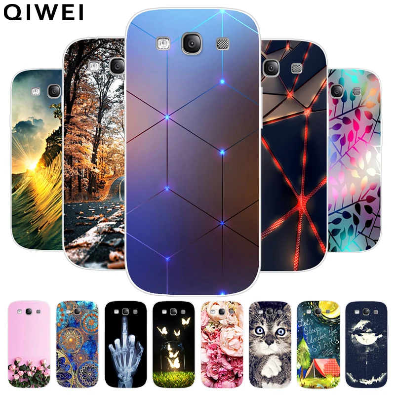 Чехол для Samsung Galaxy S3 мультяшный мягкий чехол накладка из ТПУ Neo чехлы телефонов I9300
