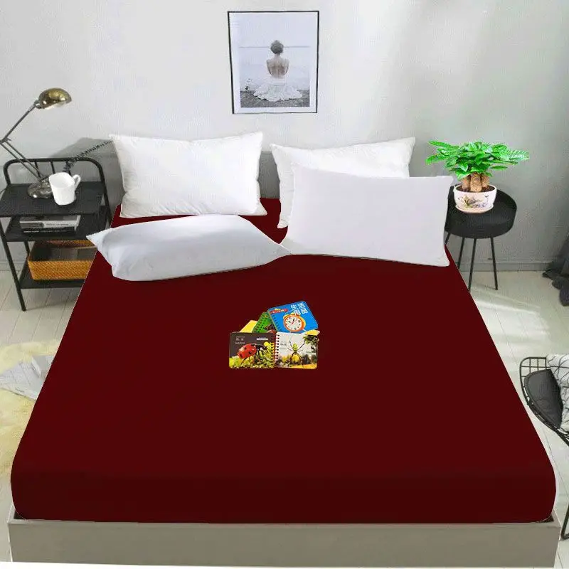 Простыня реактивная из 100% хлопка наматрасник однотонный регулируемый с 4 углами