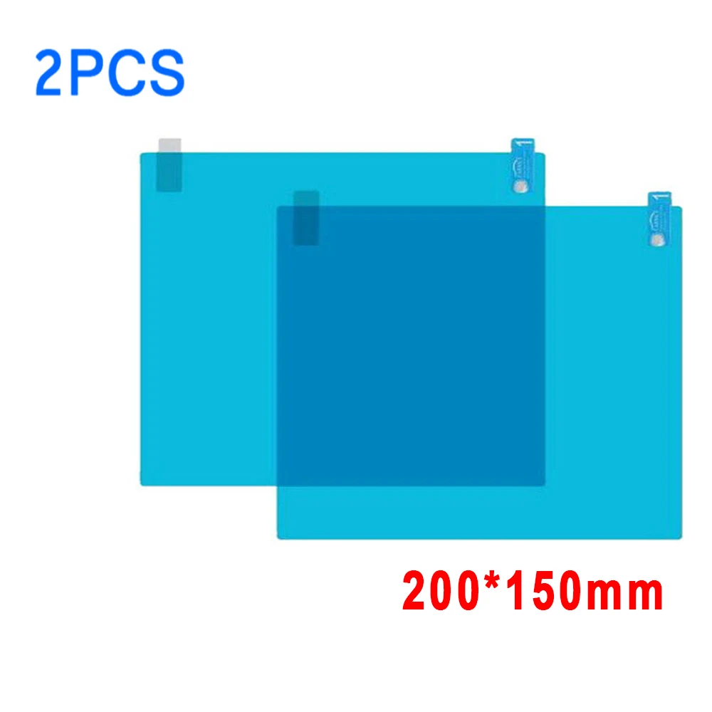 2 шт./компл. квадратный Зеркало заднего вида анти туман пленка боковой Стекло