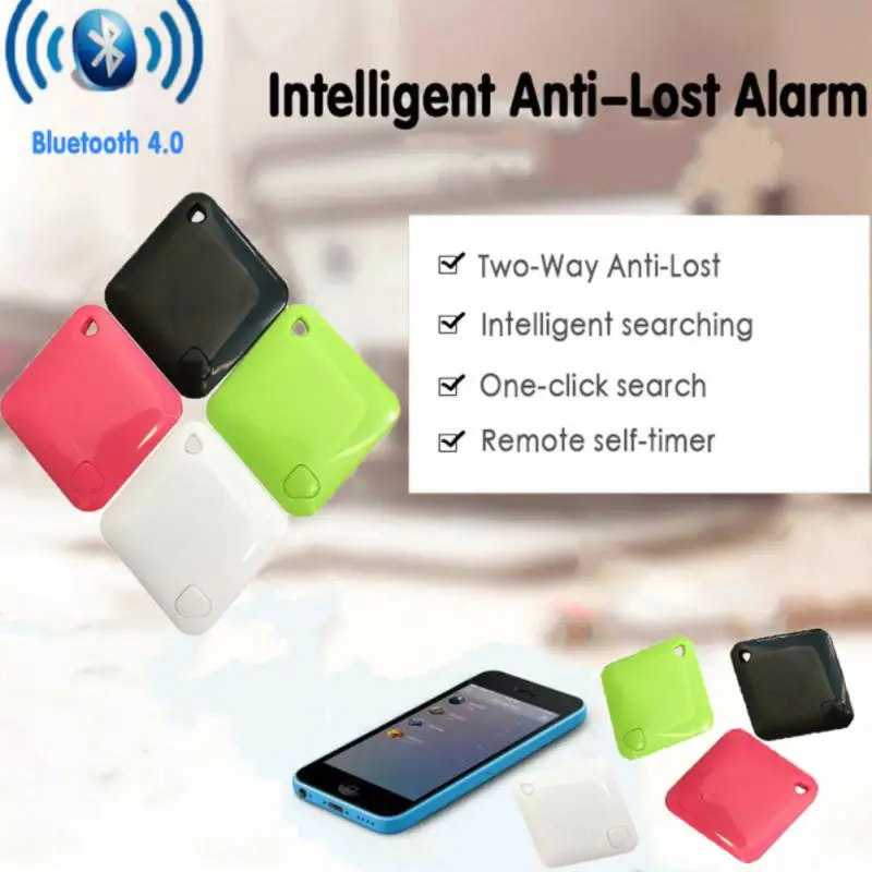 Diamond-shaped Anti-loss Device Two-way Object Finding Function Alarm Locator APP Positioning Search Smart Tracker | Электроника