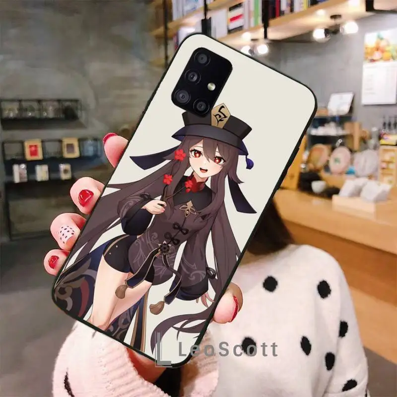 

Genshin Impact hutao Phone Cases For Samsung A40 A50 A51 A71 A20E A20S S8 S9 S10 S20 Plus note 20 ultra 4G 5G