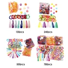 Зажимы для волос, аксессуары, толстые хлопковые резинки для волос, толстые мини-резинки для волос для малышей, девочек, детей, подростков, женщин