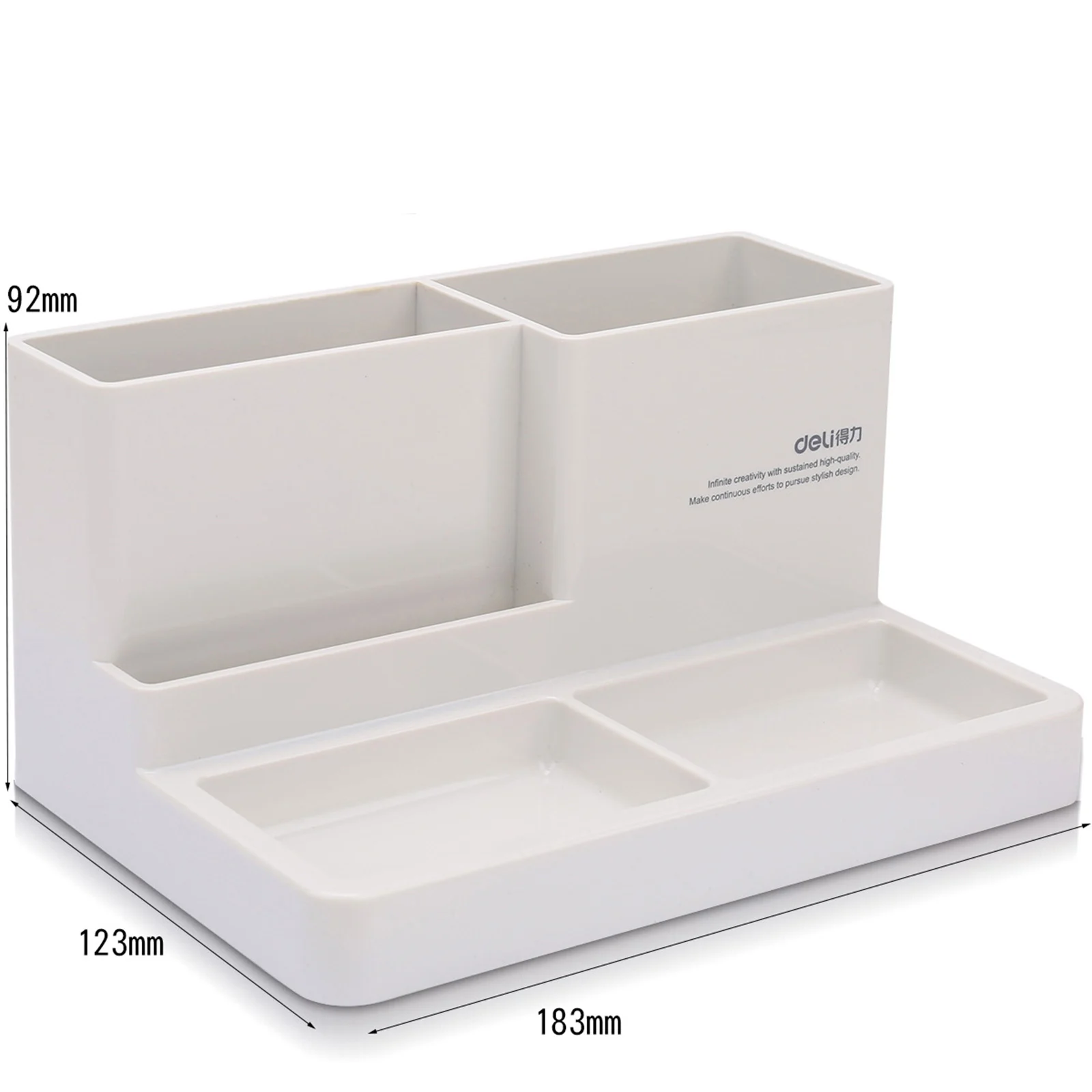 

Creative Plastic Pen Holder Organizer Multifunctional Stationery Container Storage Rack Desktop Storage Box Office Supplies Home