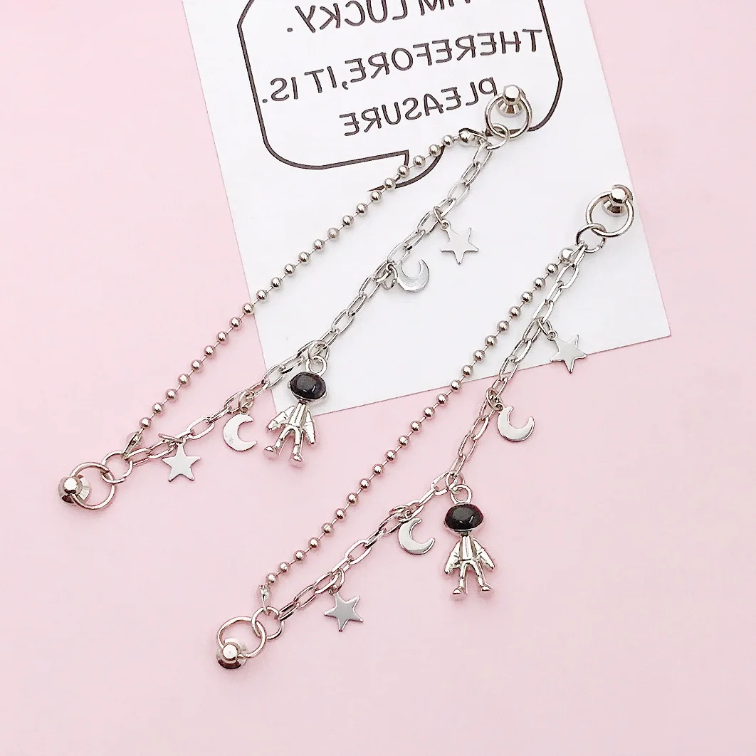 

Новый браслет астронавта diy мобильный телефон Чехол ювелирные аксессуары простой и универсальный винт для цепочки Пряжка фиксированная це...