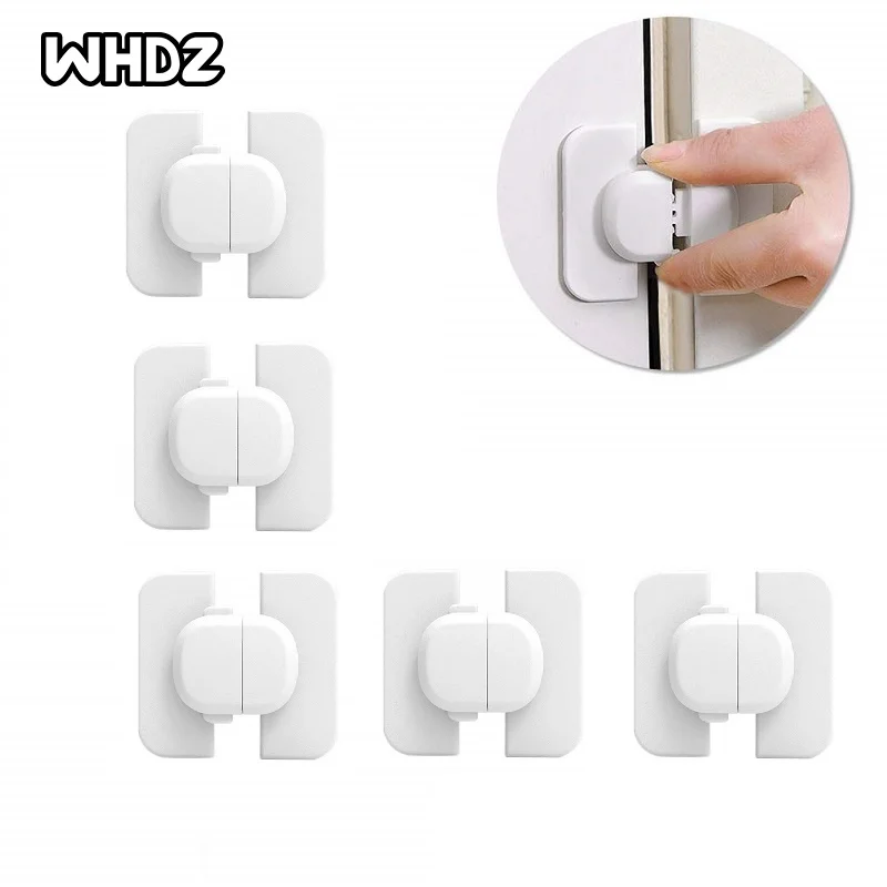 

5Pcs Home Refrigerator Fridge Freezer Door Lock Latch Catch Toddler Kids Child Cabinet Locks Baby Safety Child Lock