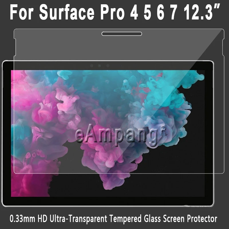 Премиум 0,3 мм 9H HD закаленное стекло для microsoft Surface 3 Pro 3 Pro 4 Pro 6 Pro 7 12,3 Защитная пленка для экрана