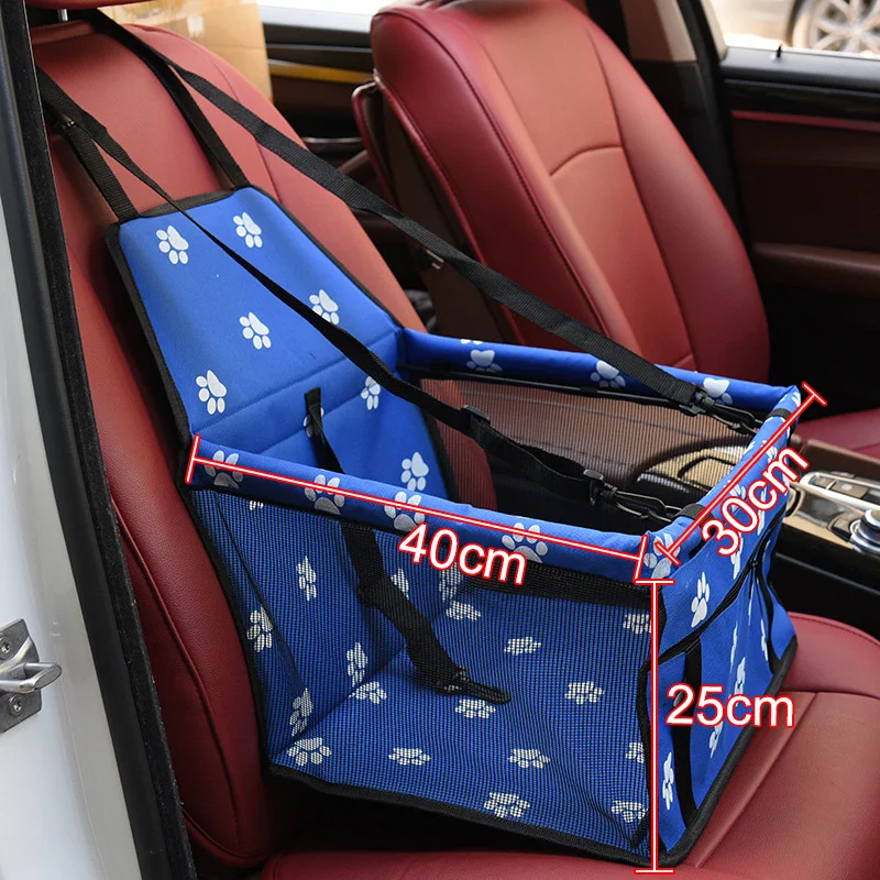Dog Car Seat Bag Basket Pet Products Safe Carry House Folding Cat Puppy Waterproof Carrier Pad | Дом и сад