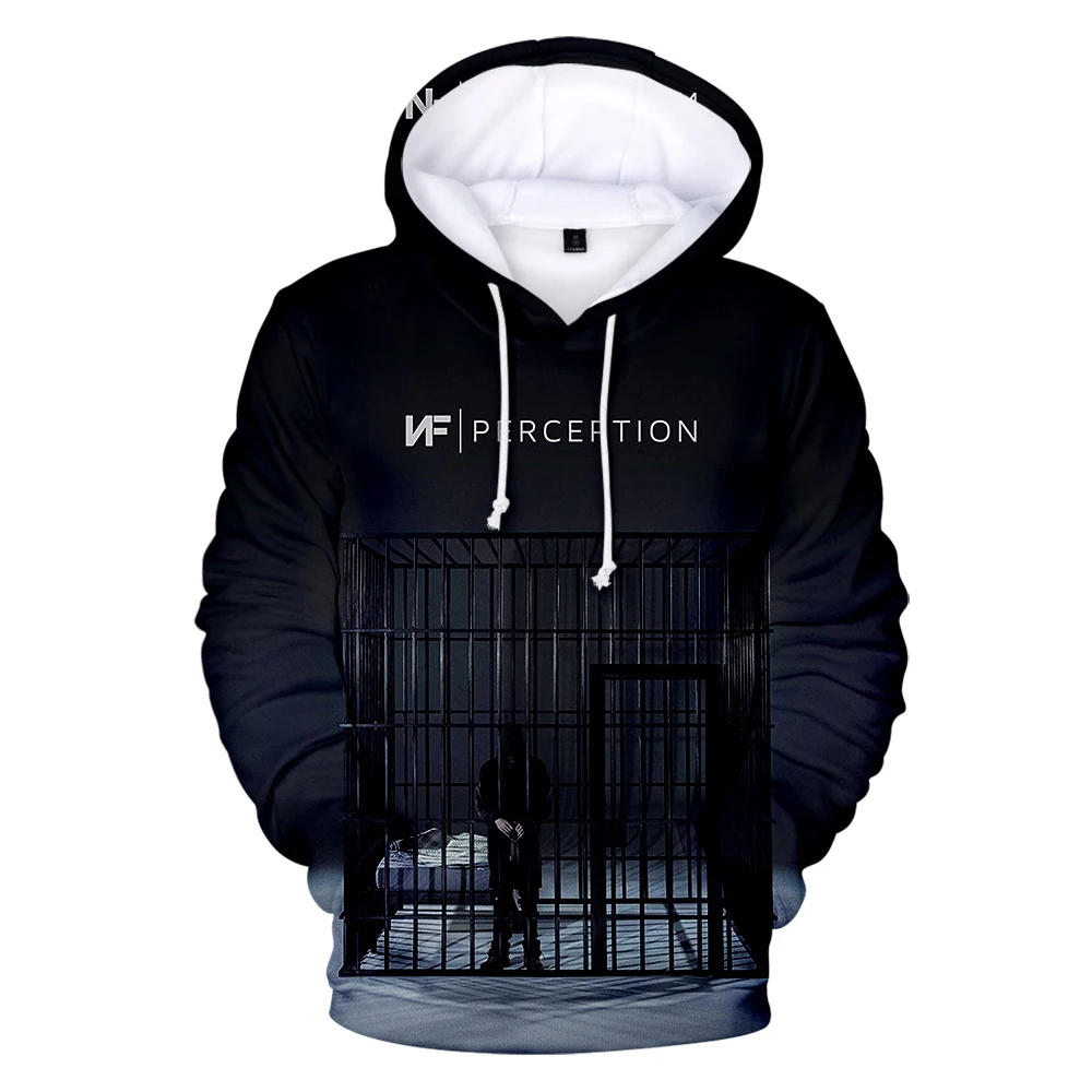

NF 3D Hoodies men women casual Sweatshirts Hooded Fashion pullovers Winter plus size Hoodies Casual NF 3D black Clothes Tops