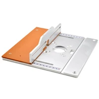 router lifter insert board woodworking table saw with miter gauge guide rail aluminum profile fence sliding bracket