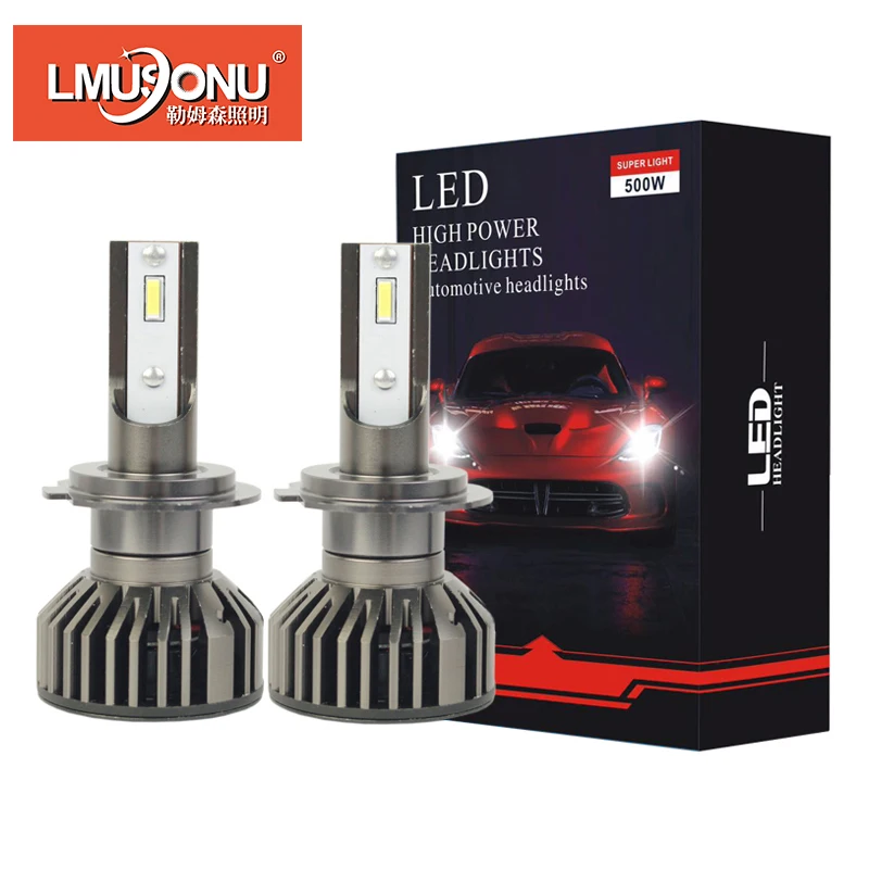 

Lmusonu 6600LM F2 Car Led Headlight Canbus Real H4 H7 H11 HB4 LED Auto Light CSP Chips Bulbs